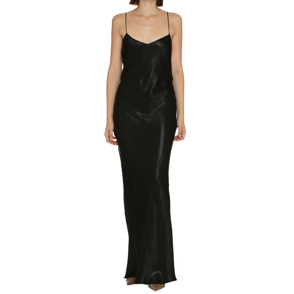 Saint Laurent Black Acetate Casual Dress Saint Laurent