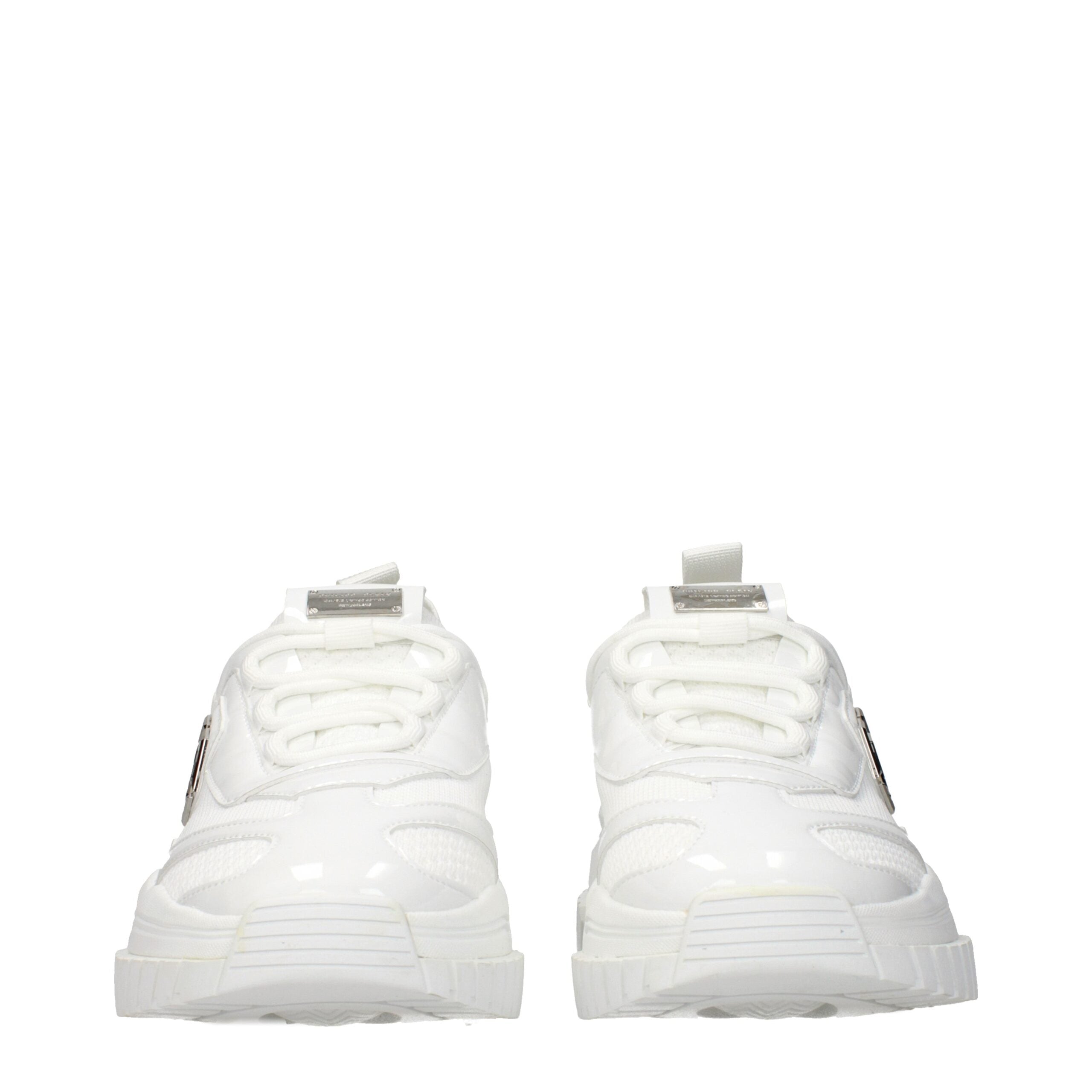 Philipp Plein White Fabric Chunky Sneakers Philipp Plein