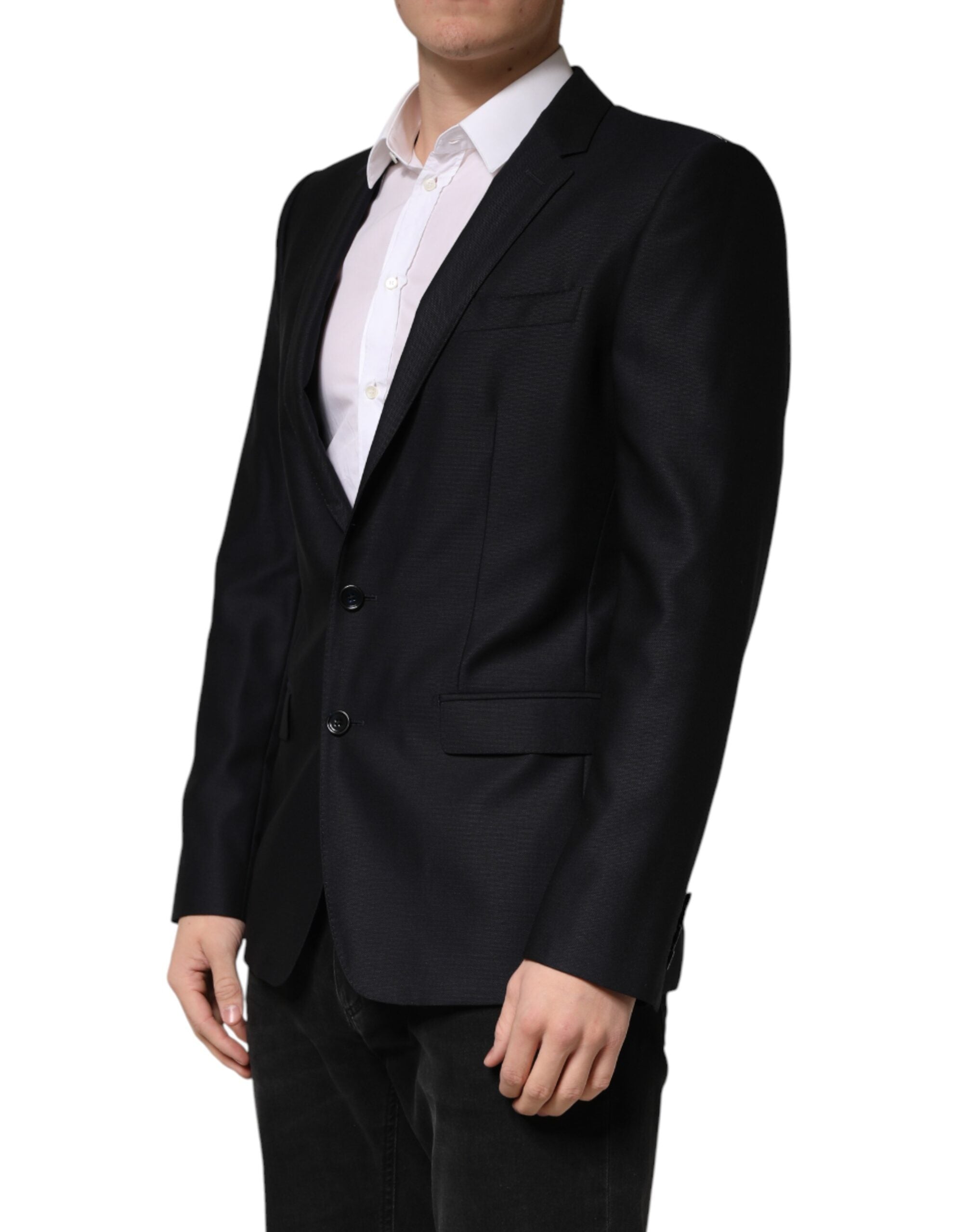 Dolce & Gabbana Black MARTINI Single Breasted Jacket Blazer Dolce & Gabbana