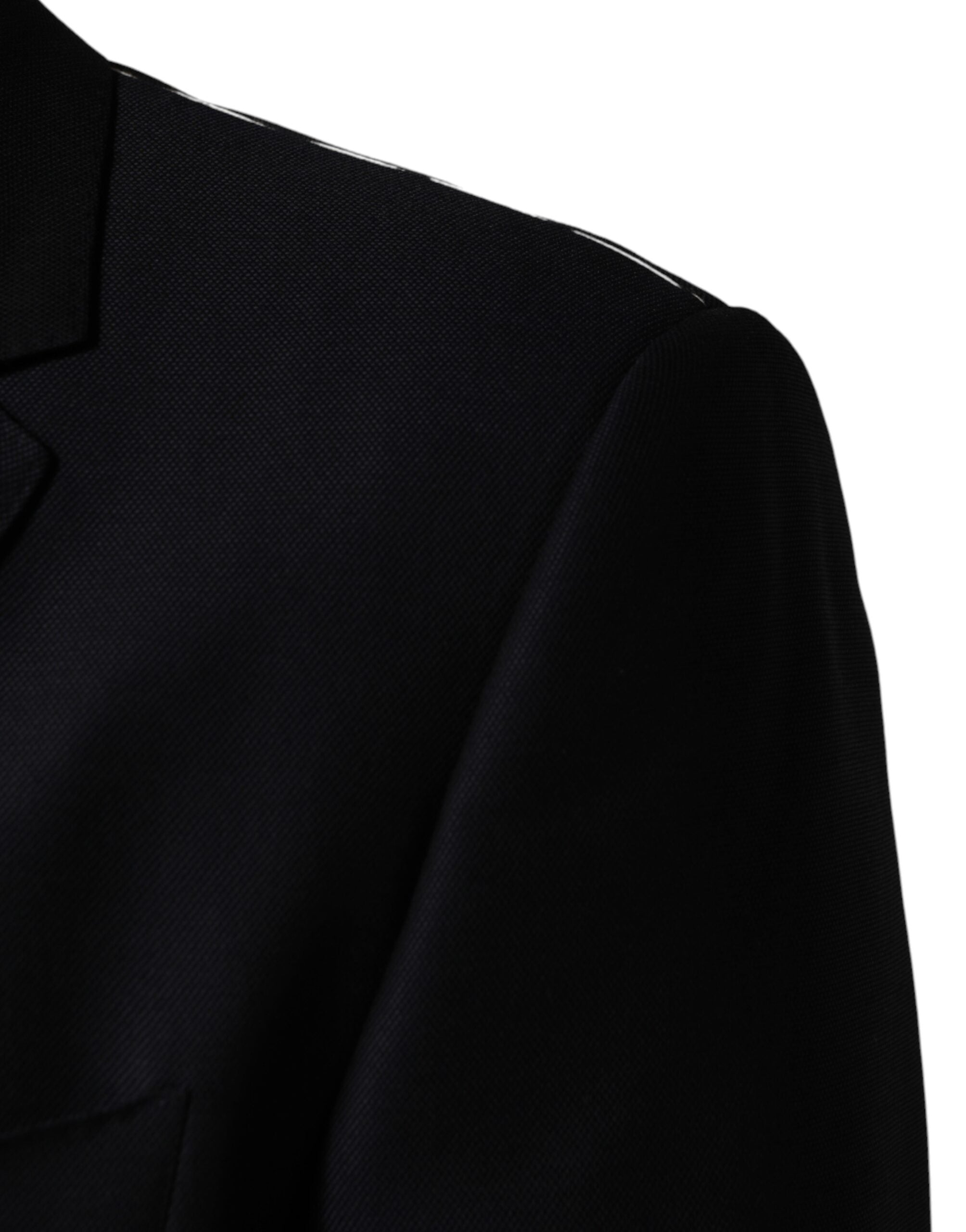 Dolce & Gabbana Black MARTINI Single Breasted Jacket Blazer Dolce & Gabbana