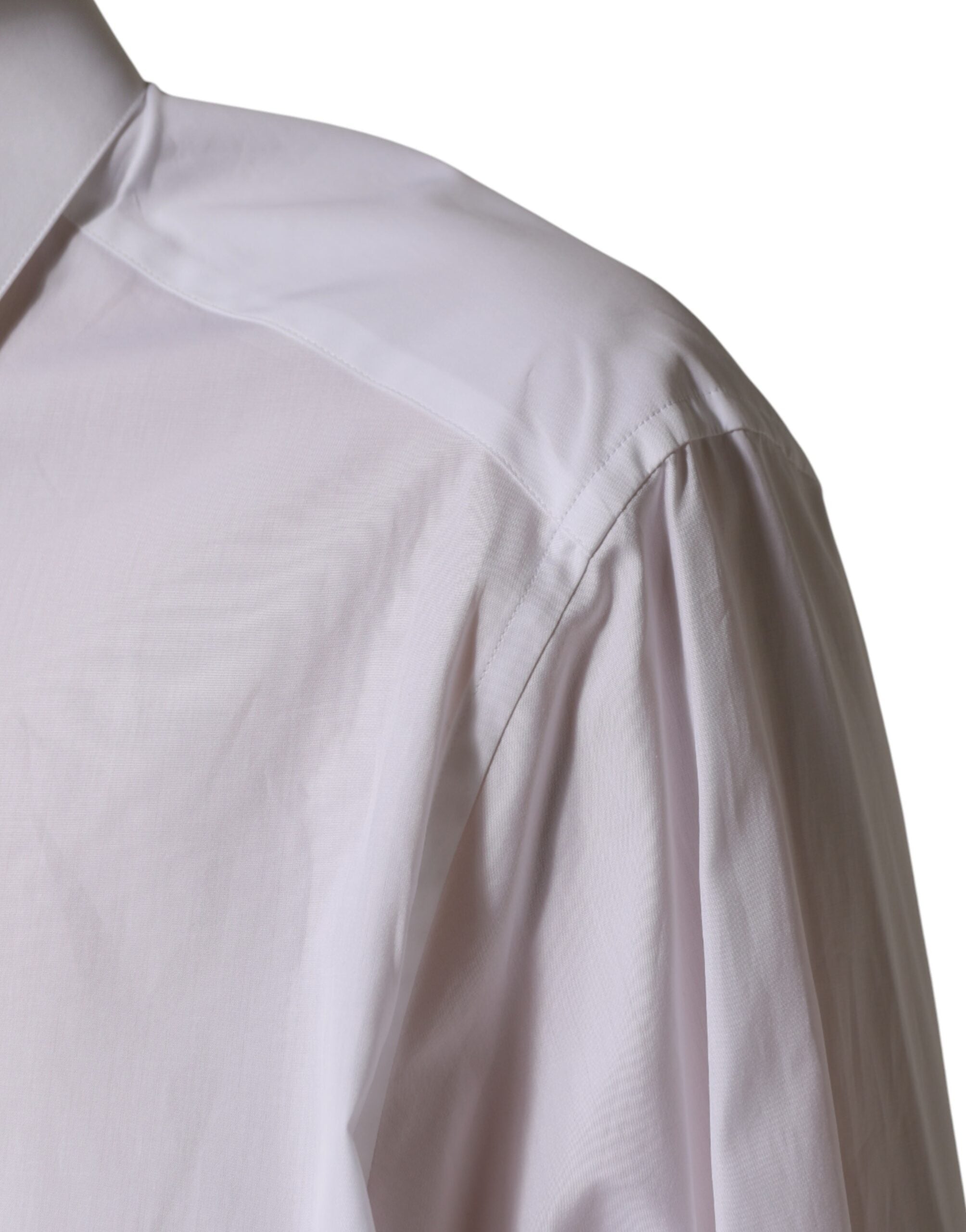 Dolce & Gabbana White SARTORIA Cotton Collared Dress Shirt Dolce & Gabbana