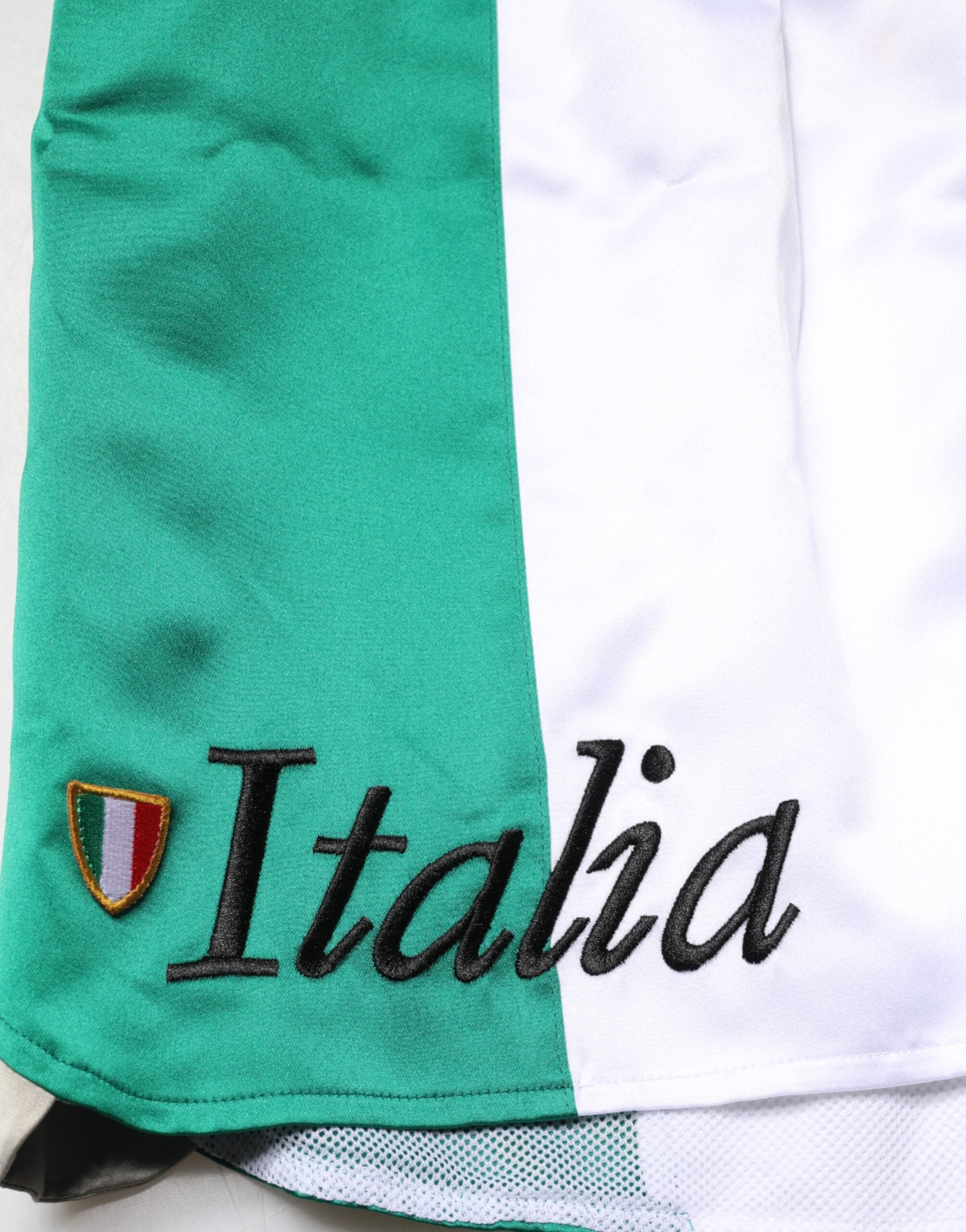 Dolce & Gabbana Multicolor Italia Polyester Bermuda Shorts Dolce & Gabbana