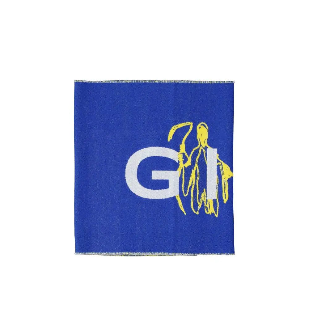 Givenchy Blue Silk Scarf Givenchy
