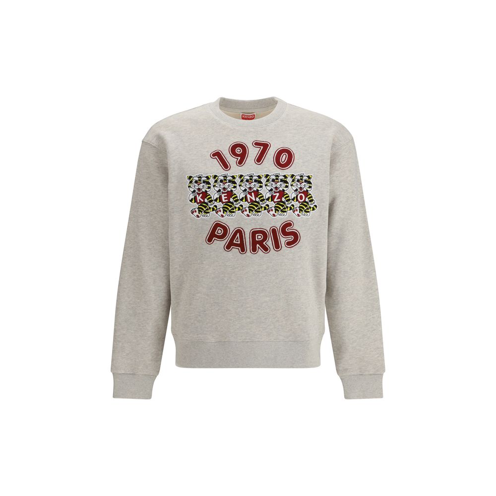 Kenzo Gray Cotton Sweatshirt Kenzo