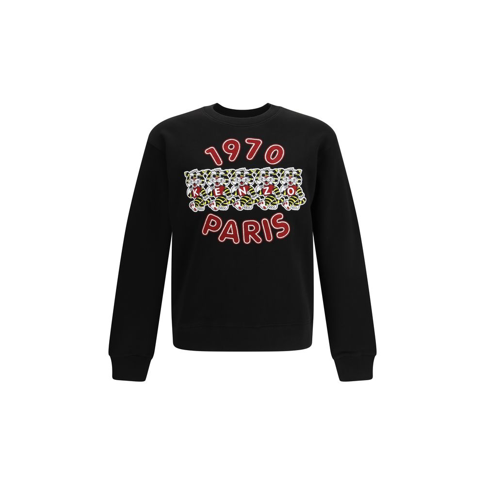 Kenzo Black Cotton Sweatshirt Kenzo
