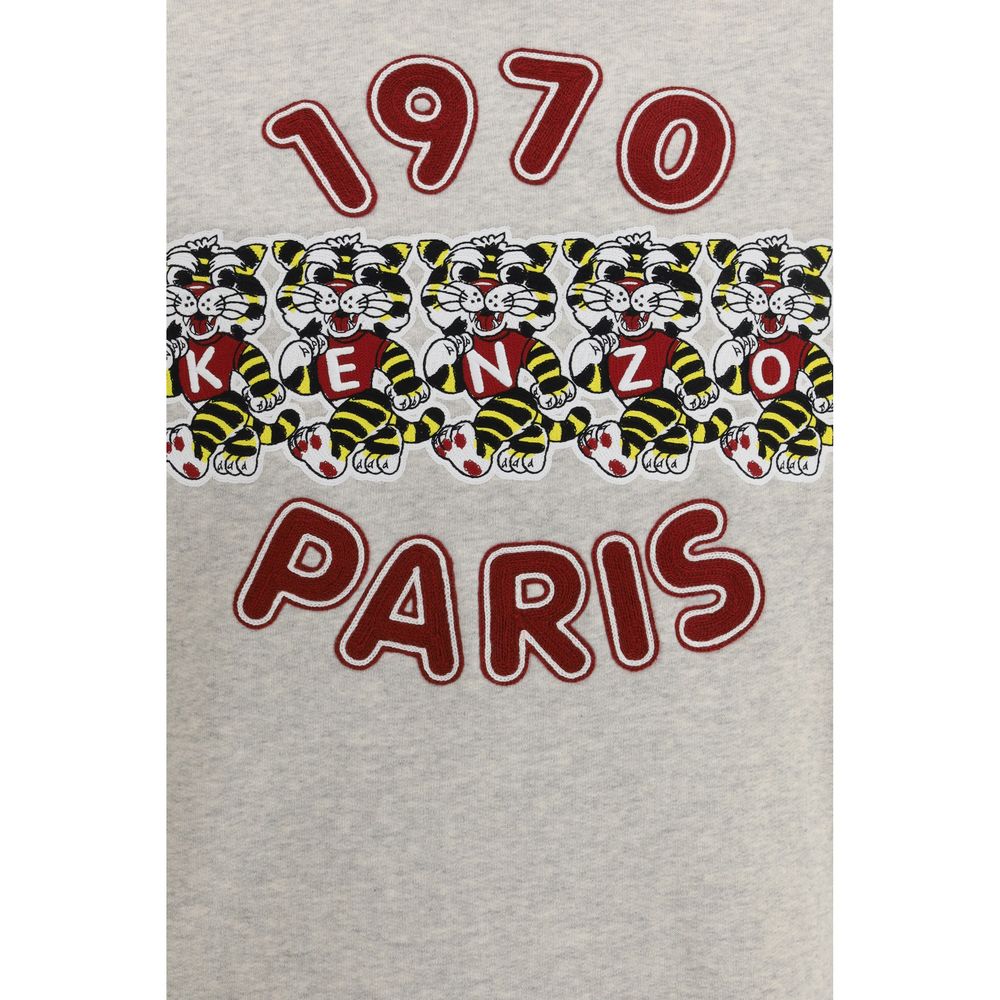 Kenzo Gray Cotton Sweatshirt Kenzo