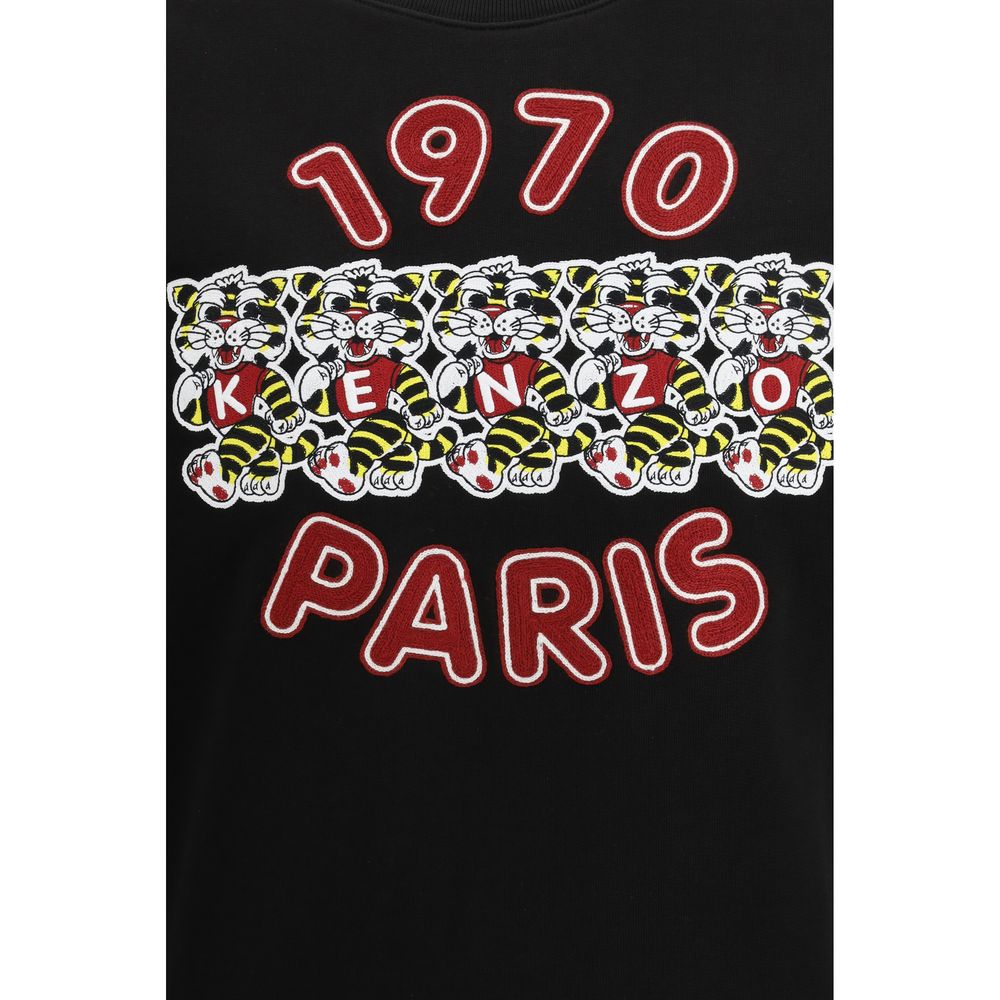 Kenzo Black Cotton Sweatshirt Kenzo
