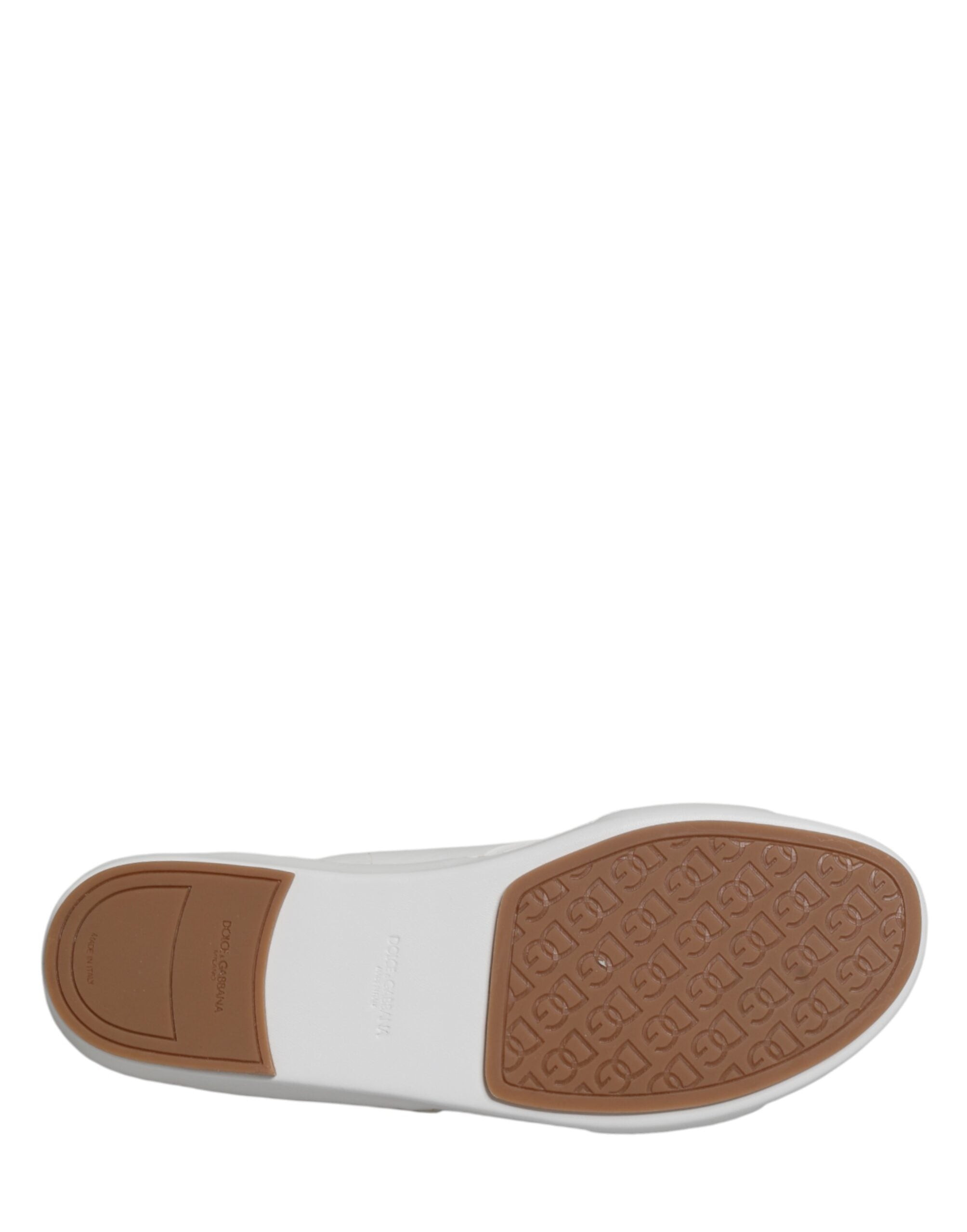 Dolce & Gabbana White DG Cutout Slides Slippers Flats Shoes Dolce & Gabbana