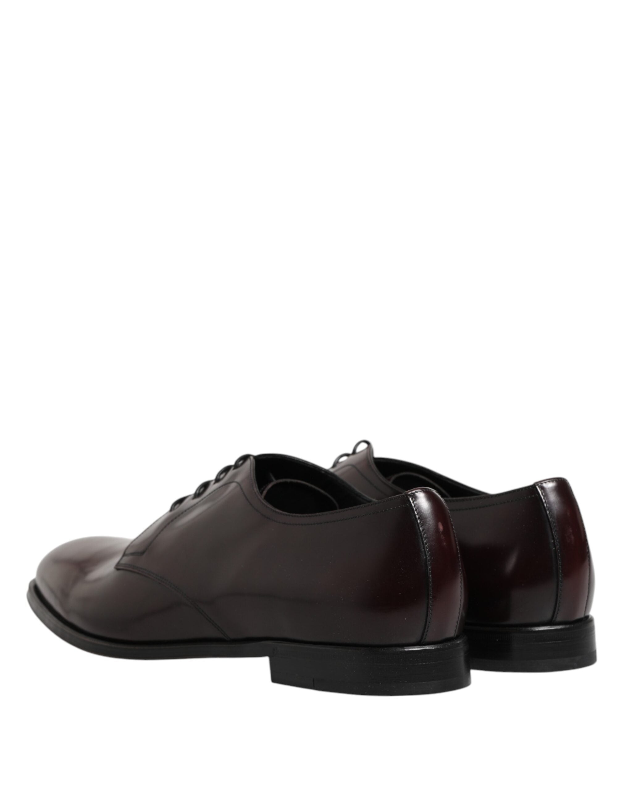 Dolce & Gabbana Black Lace Up Leather Dress Derby Men Shoes Dolce & Gabbana