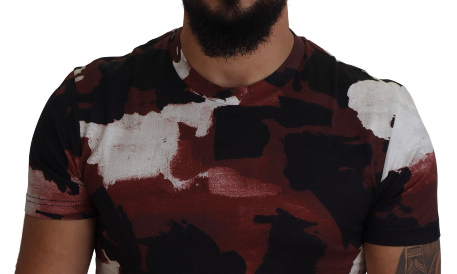 Dolce & Gabbana Multicolor Tie Dye Cotton Crew Neck T-shirt Dolce & Gabbana