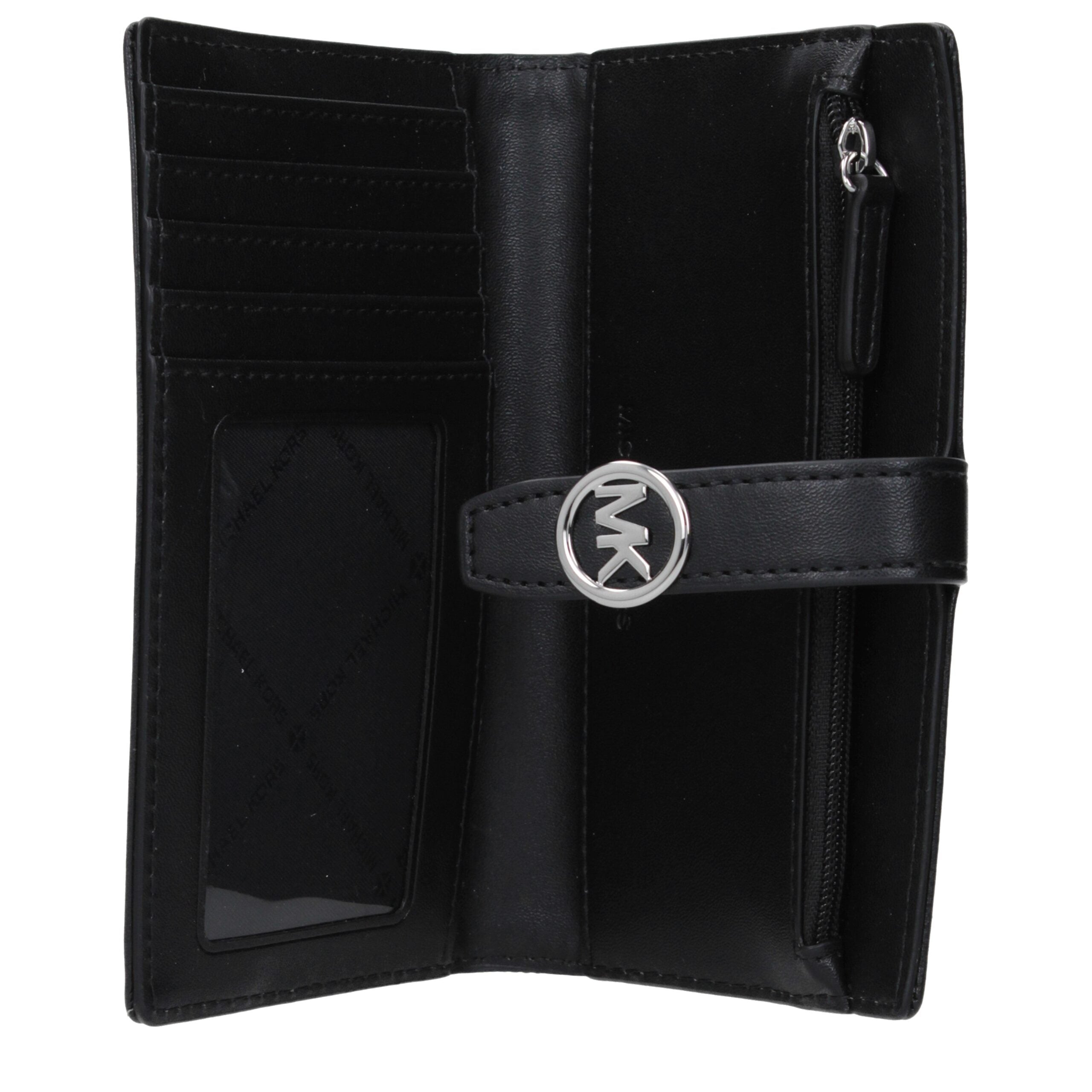 Michael Kors Black Fabric Wallet Michael Kors