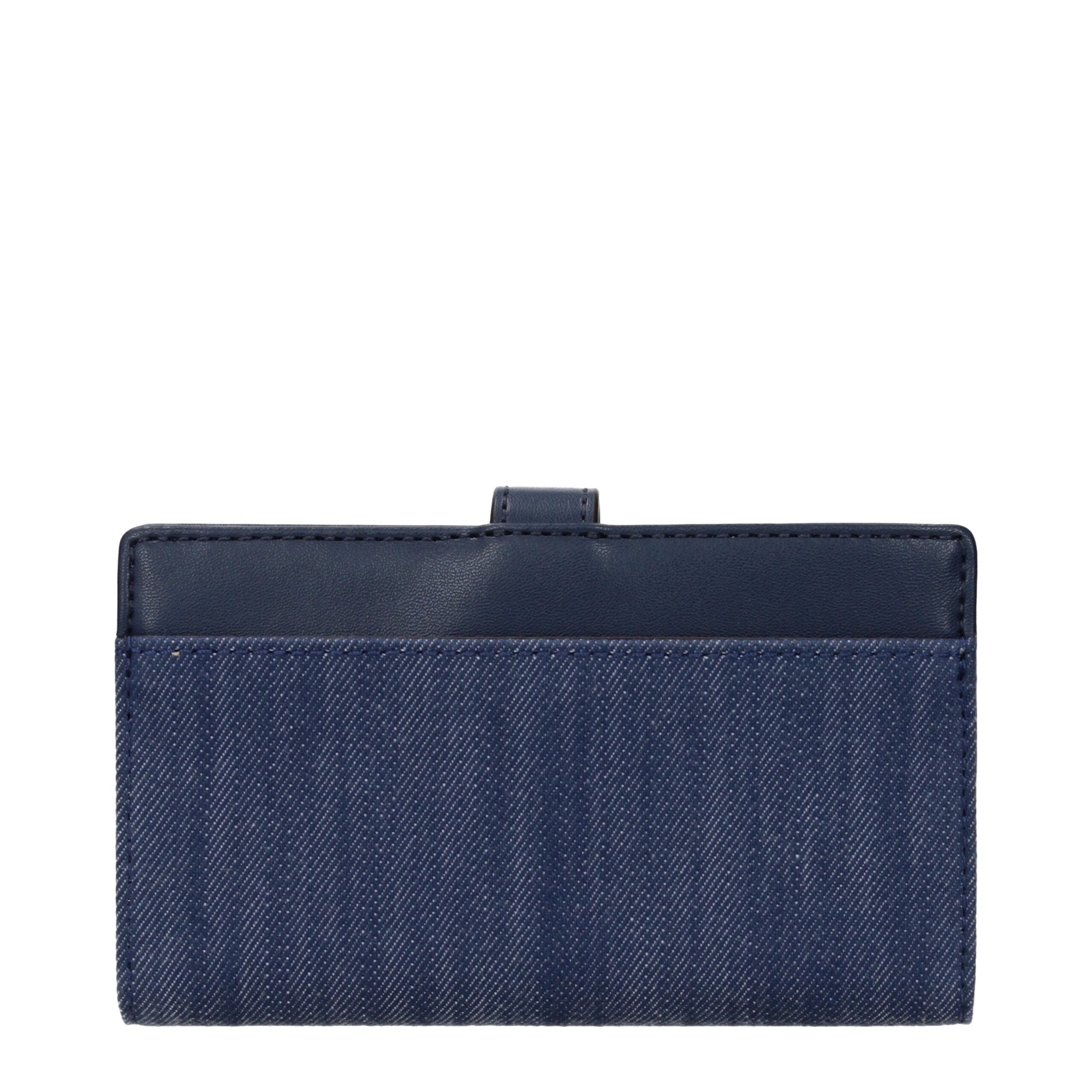 Michael Kors Blue Fabric Wallet Michael Kors