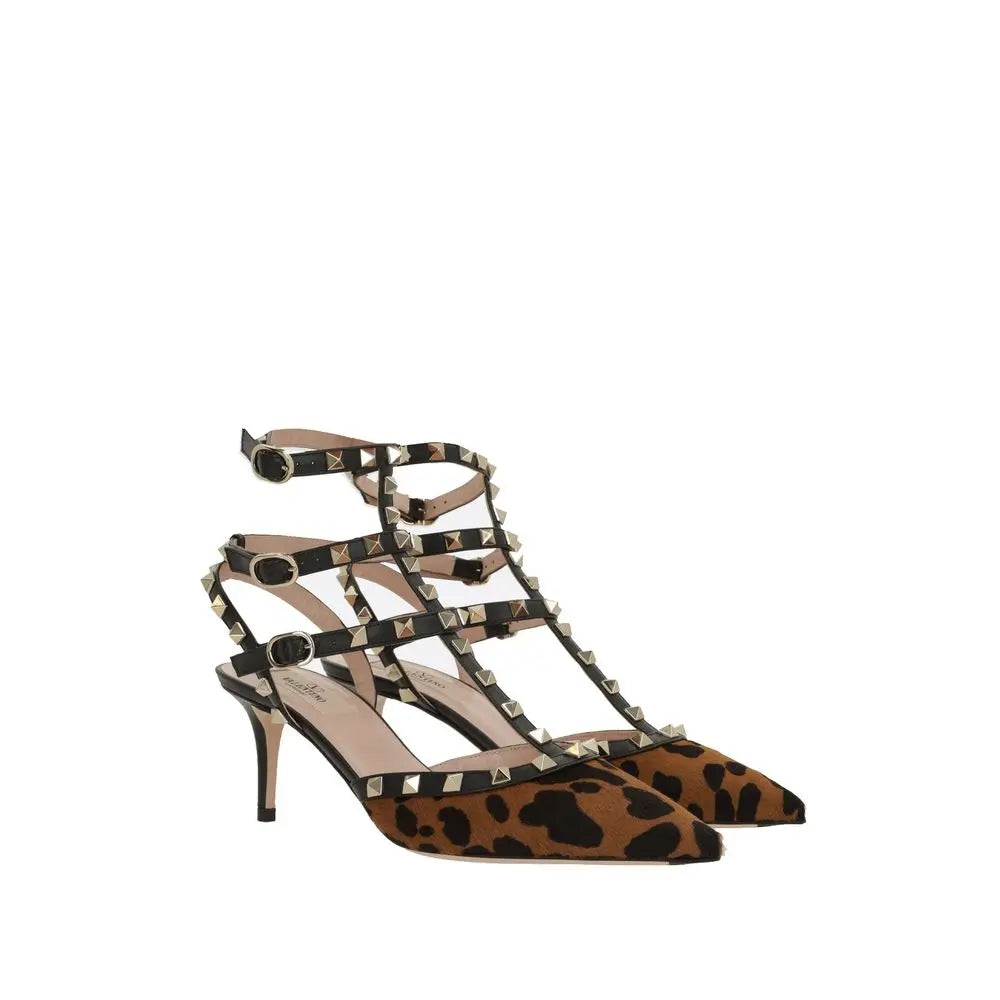 Valentino Garavani Black Calfskin High Heel Pumps Valentino Garavani