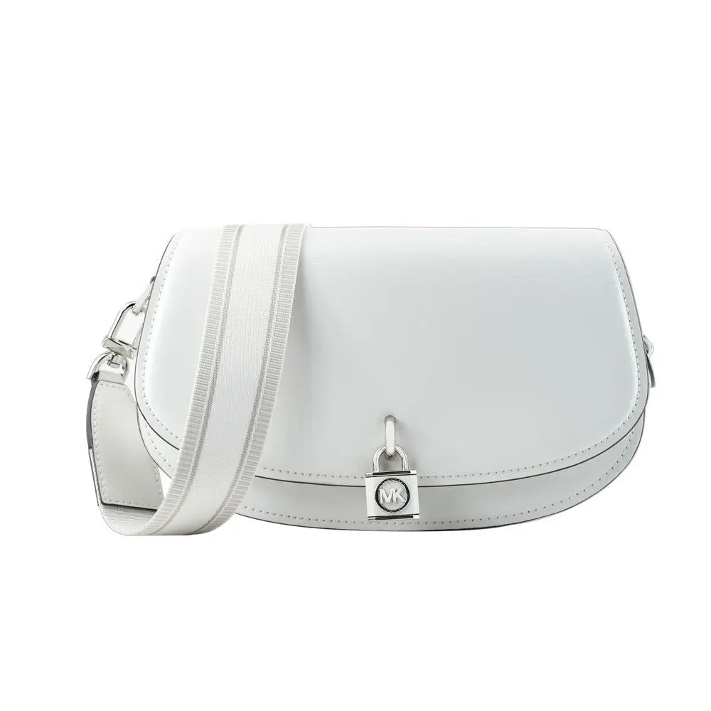Michael Kors White Leather Shoulder Bag Michael Kors