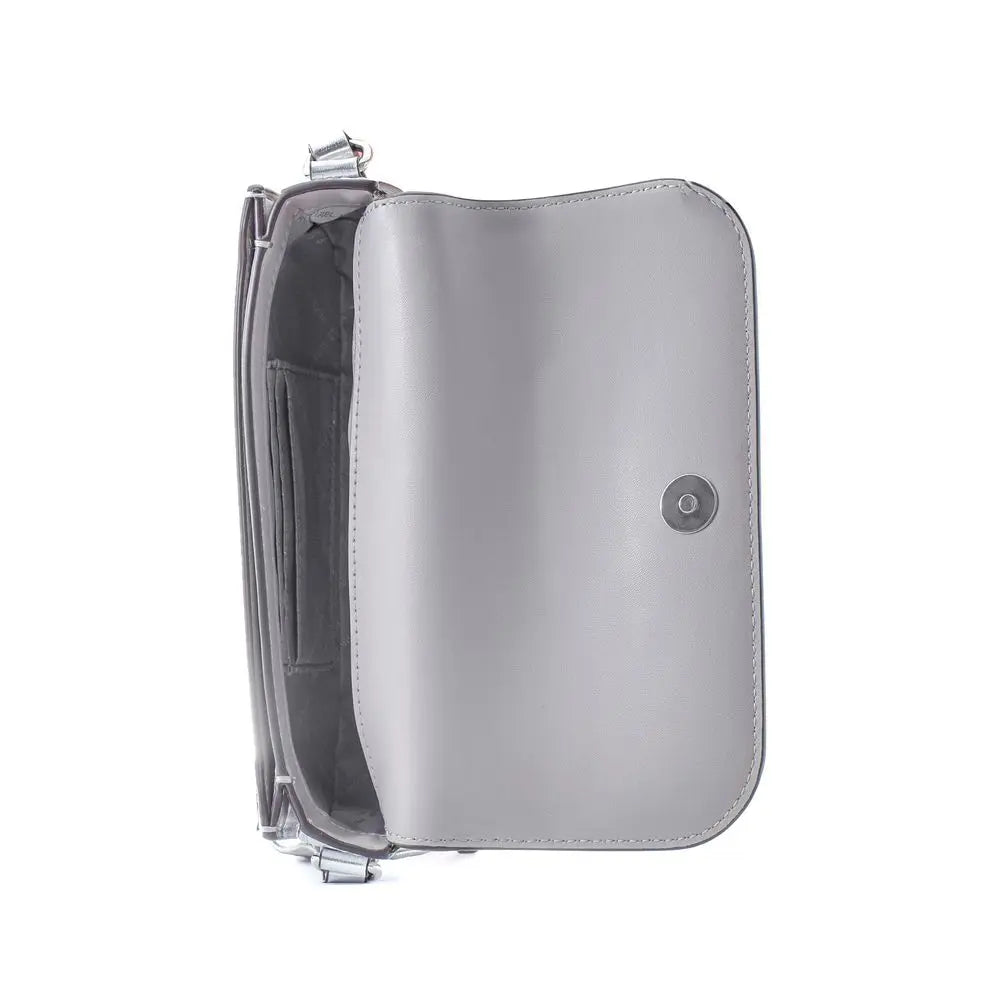 Michael Kors Gray Leather Shoulder Bag Michael Kors