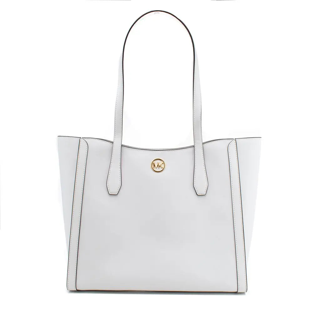 Michael Kors White Canvas Tote Bag Michael Kors