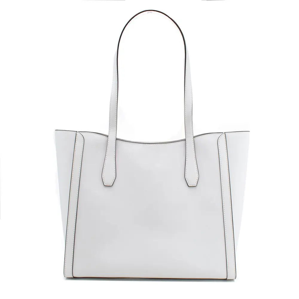 Michael Kors White Canvas Tote Bag Michael Kors