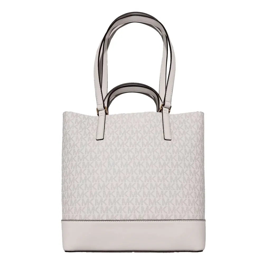 Michael Kors White Leather Tote Bag Michael Kors