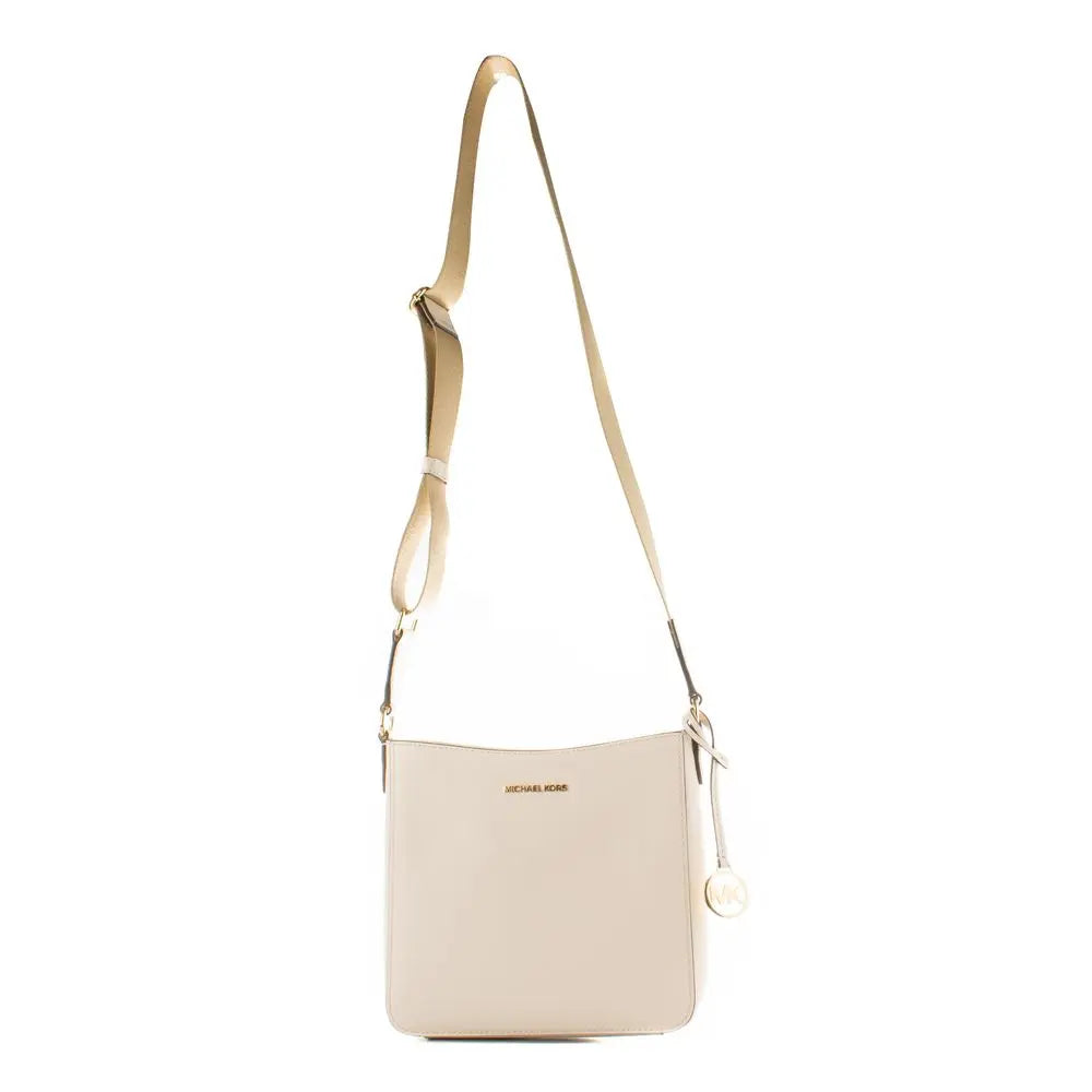 Michael Kors Beige Canvas Crossbody Bag Michael Kors