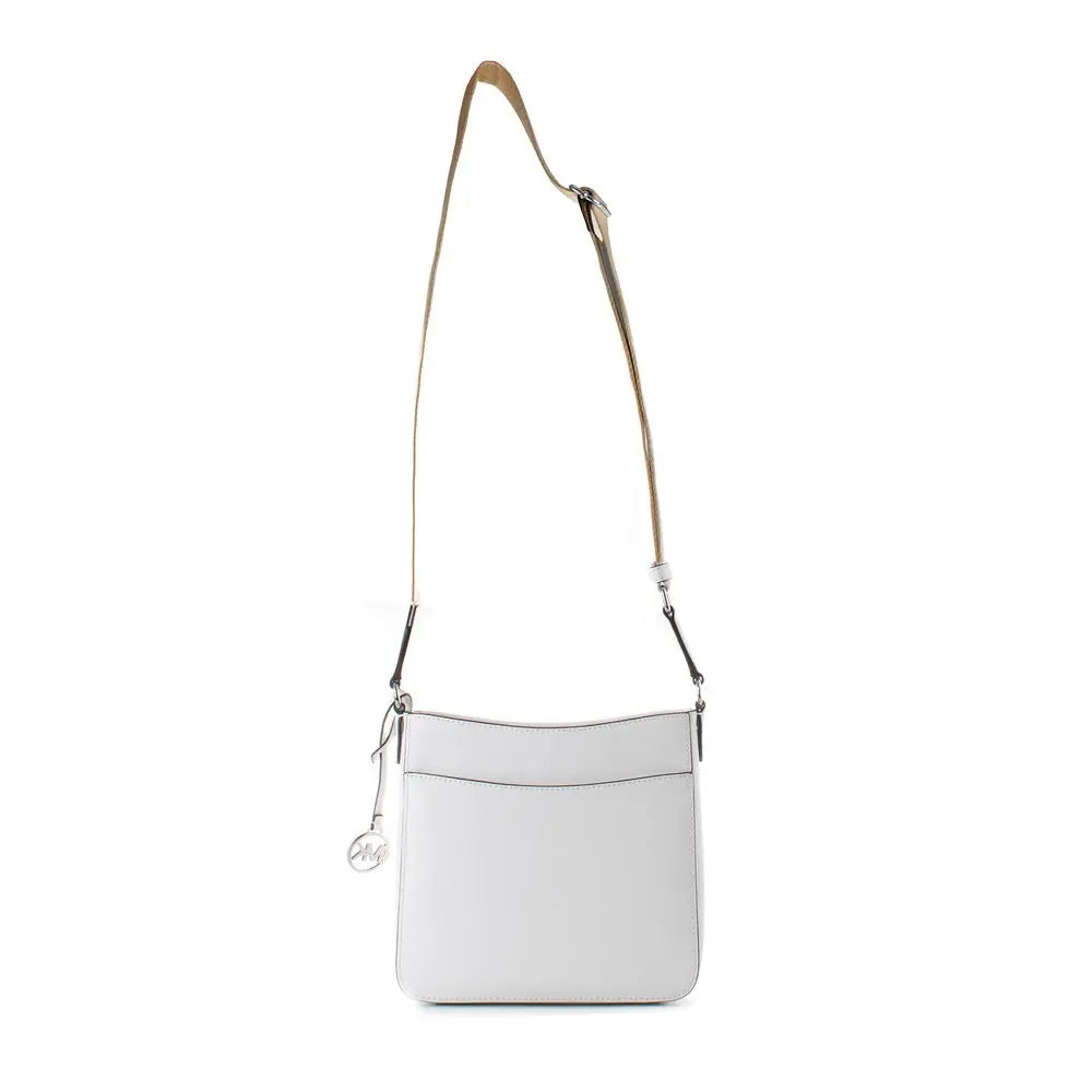 Michael Kors White Canvas Shoulder Bag Michael Kors