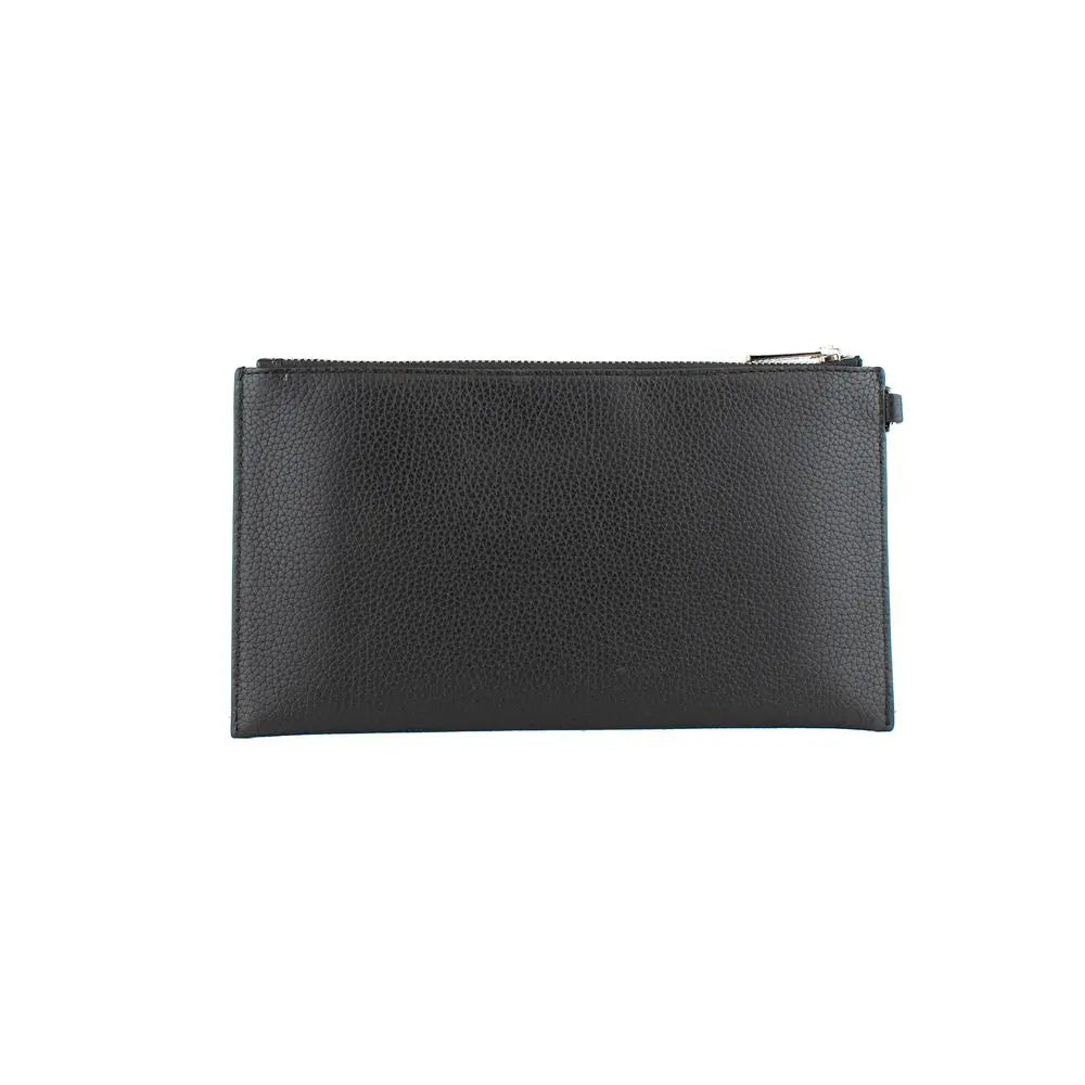 Michael Kors Black Leather Clutch Bag Michael Kors