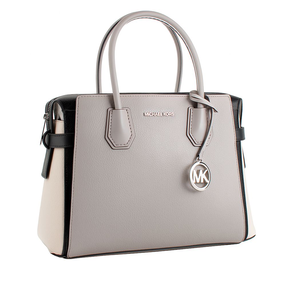 Michael Kors Gray Leather Handbag Michael Kors