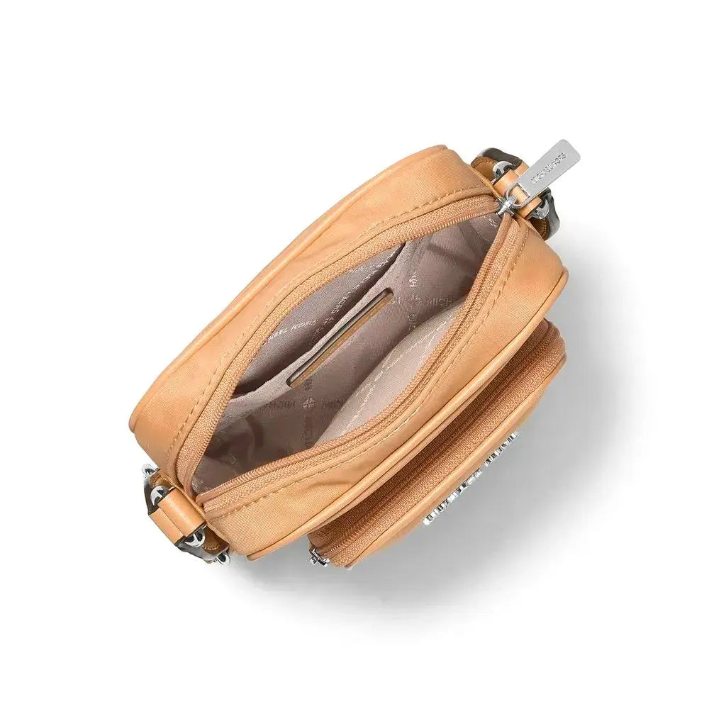 Michael Kors Brown Nylon Crossbody Bag Michael Kors