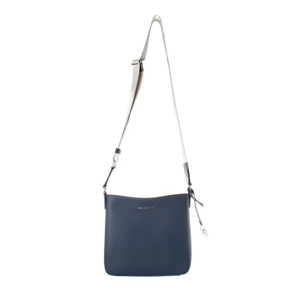 Michael Kors Blue Canvas Crossbody Bag Michael Kors
