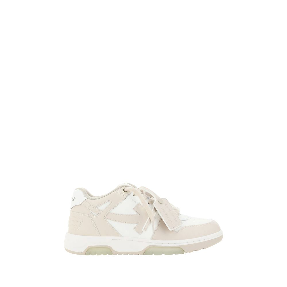 Off-White Beige Polyester Low Top Sneakers Off-White