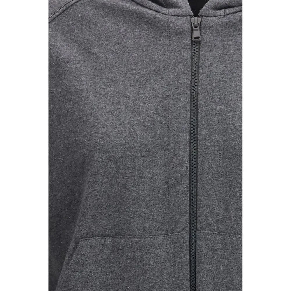 Brunello Cucinelli Gray Cotton Sweatshirt Brunello Cucinelli