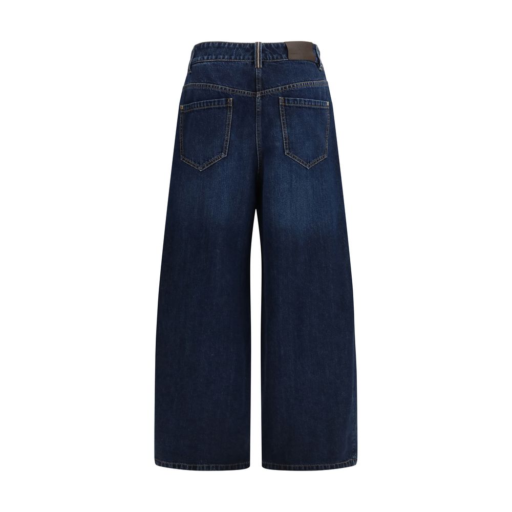Brunello Cucinelli Blue Cotton Jeans Denim Brunello Cucinelli