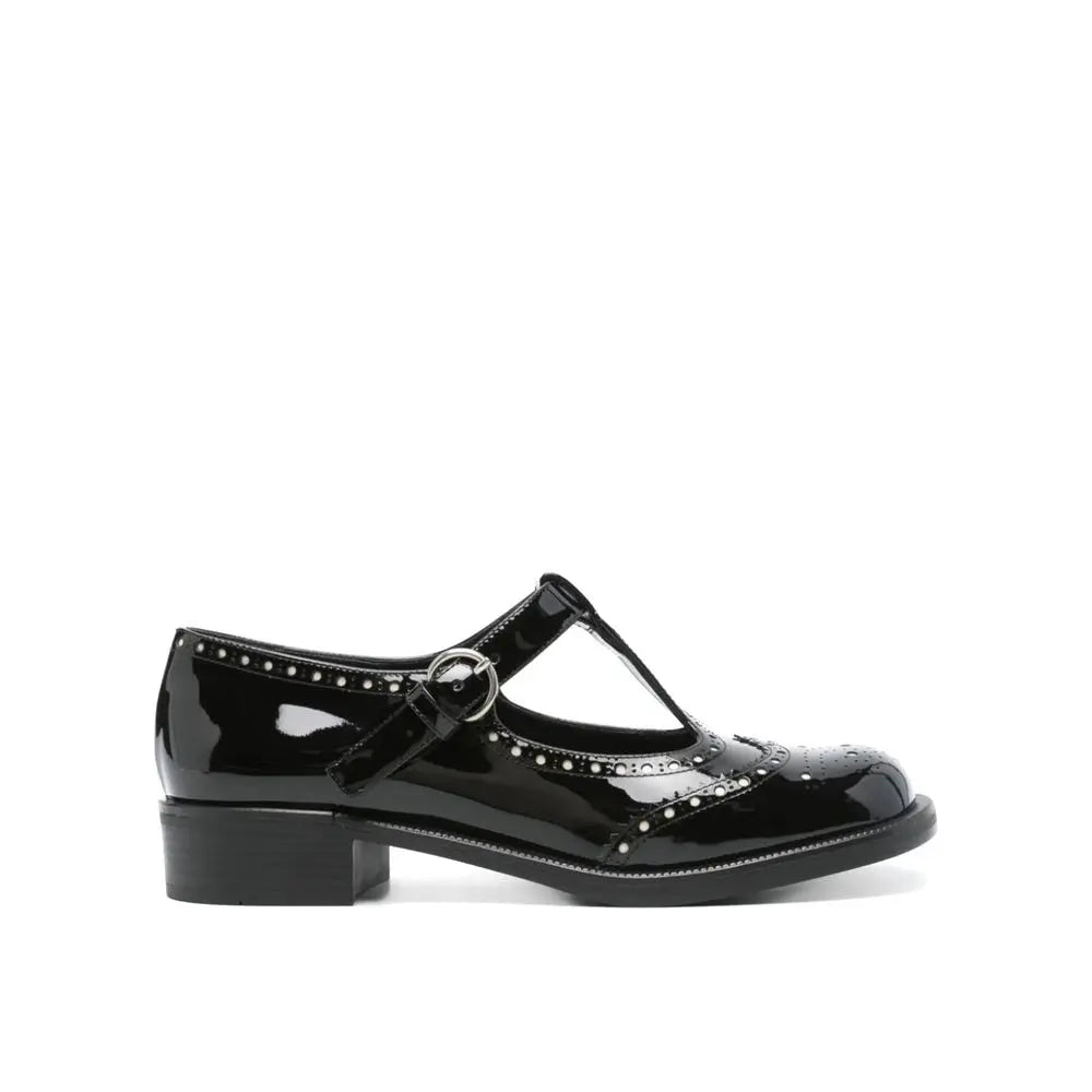 Miu Miu Black Calfskin Ballet Flats Miu Miu