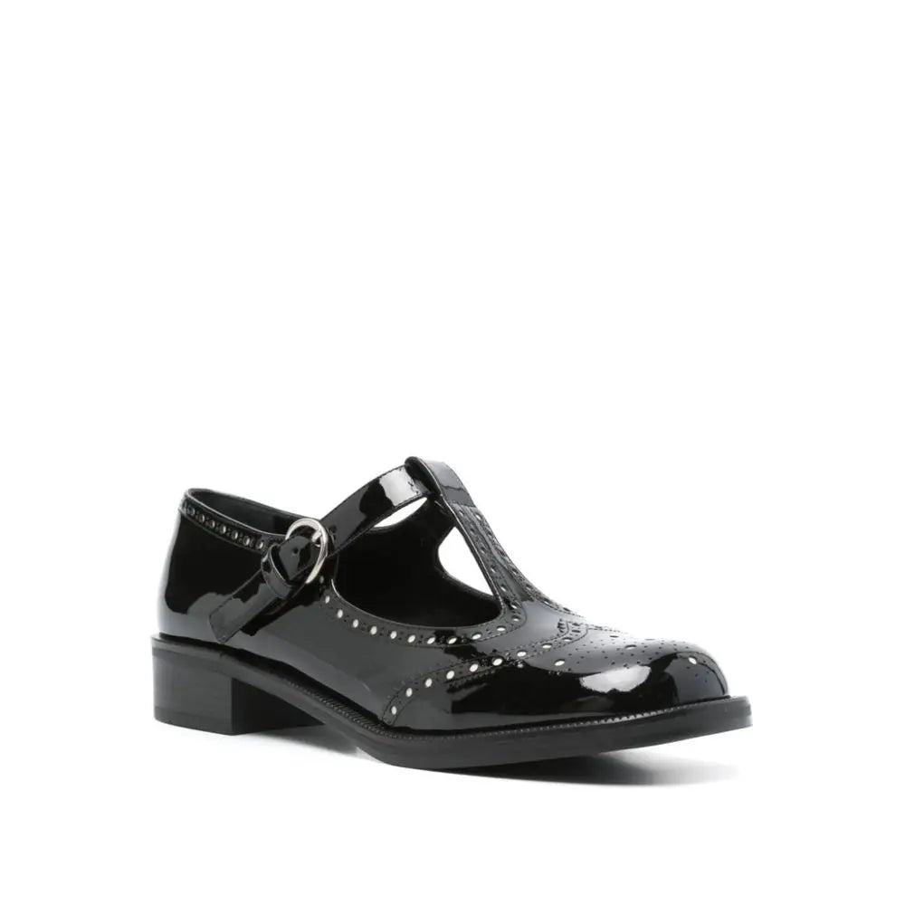 Miu Miu Black Calfskin Ballet Flats Miu Miu