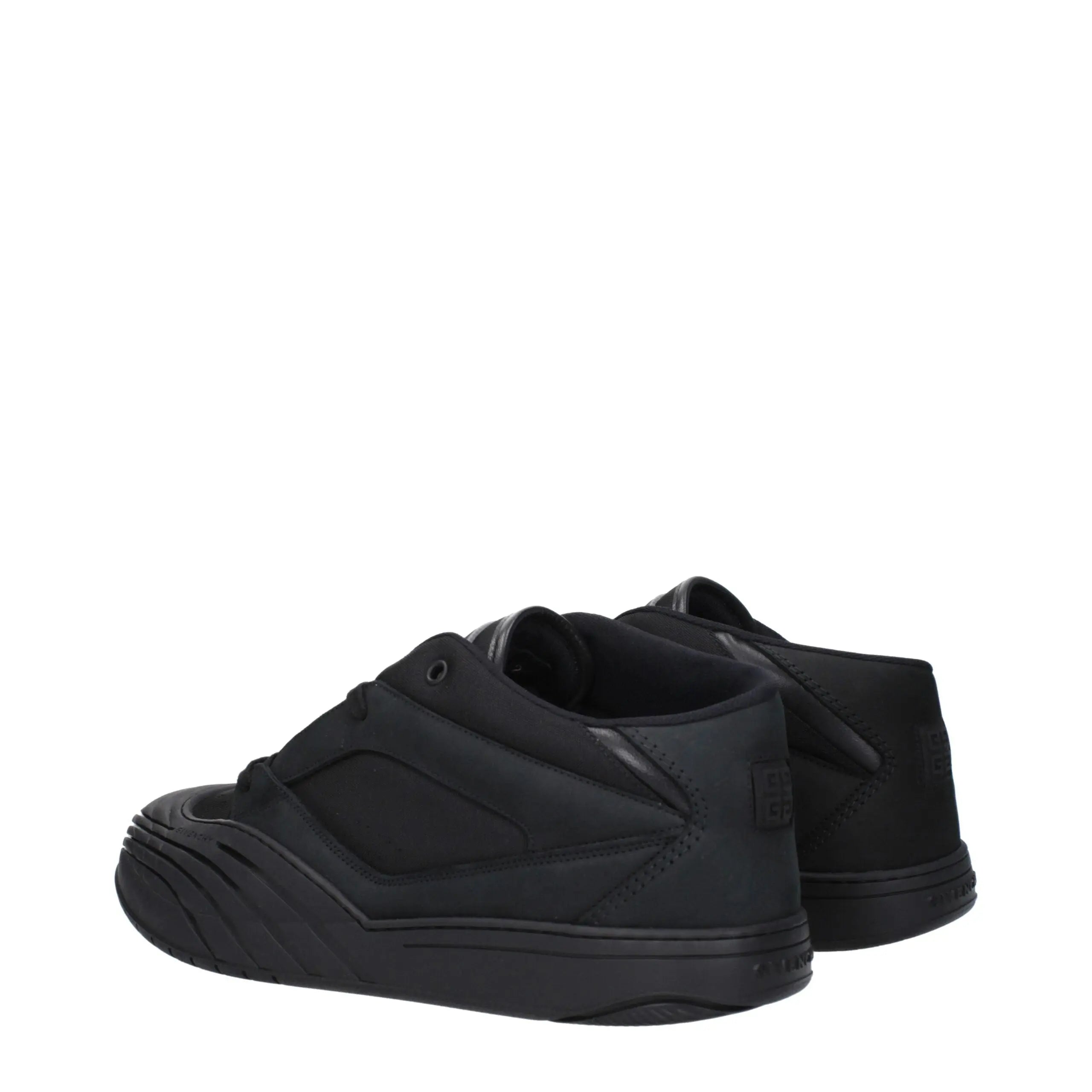 Givenchy Black Fabric Low Top Sneakers Givenchy