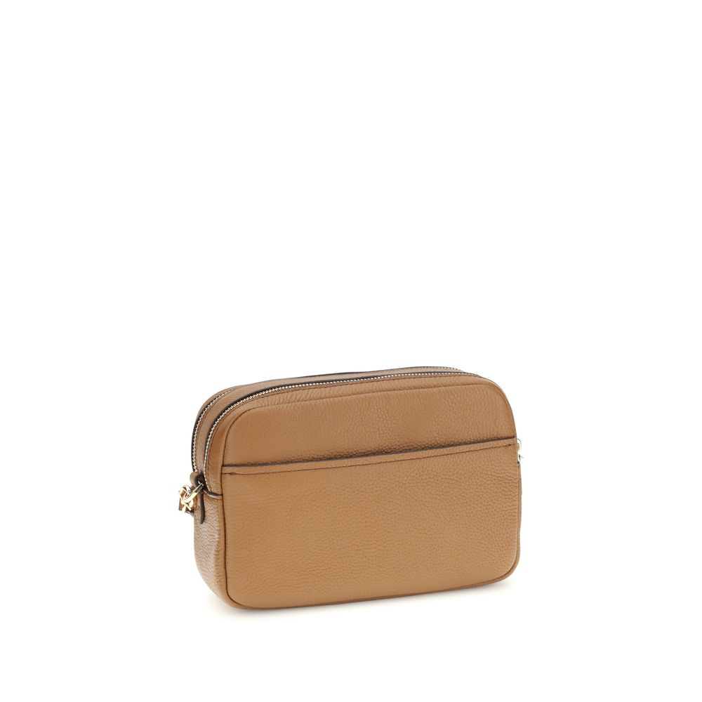 Michael Kors Brown Calf Leather Bos Taurus Shoulder Bag Michael Kors