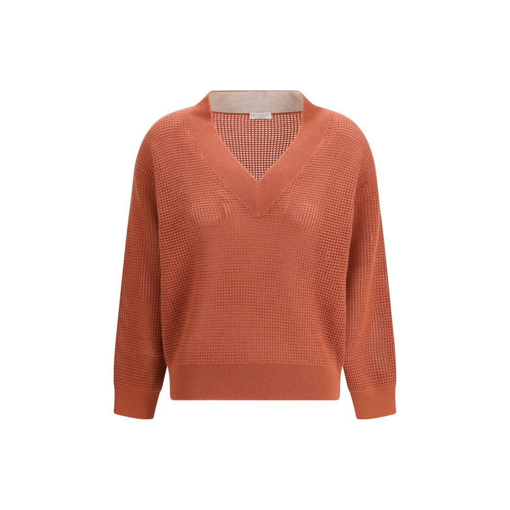 Brunello Cucinelli Multicolor Cashmere Sweater Brunello Cucinelli