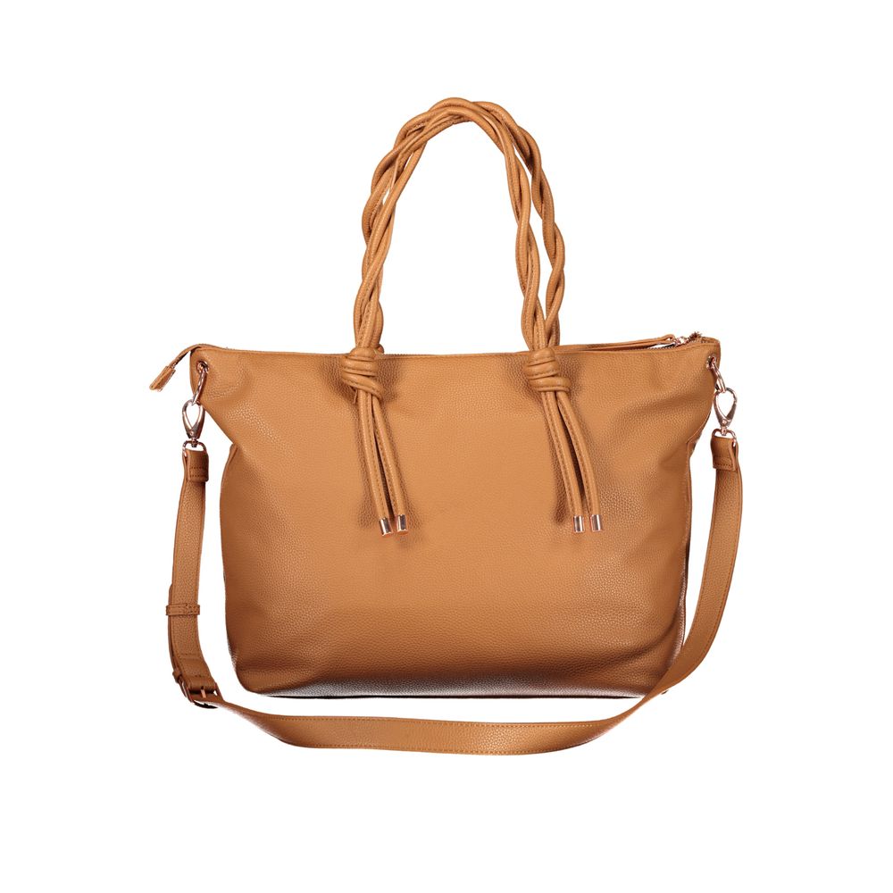 Valentino Brown Polyethylene Handbag Valentino