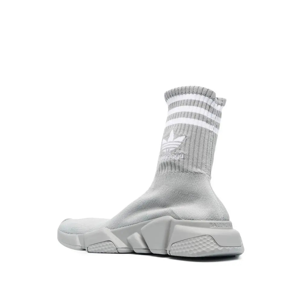 BALENCIAGA X ADIDAS Gray Nylon Athletic Sneakers BALENCIAGA X ADIDAS