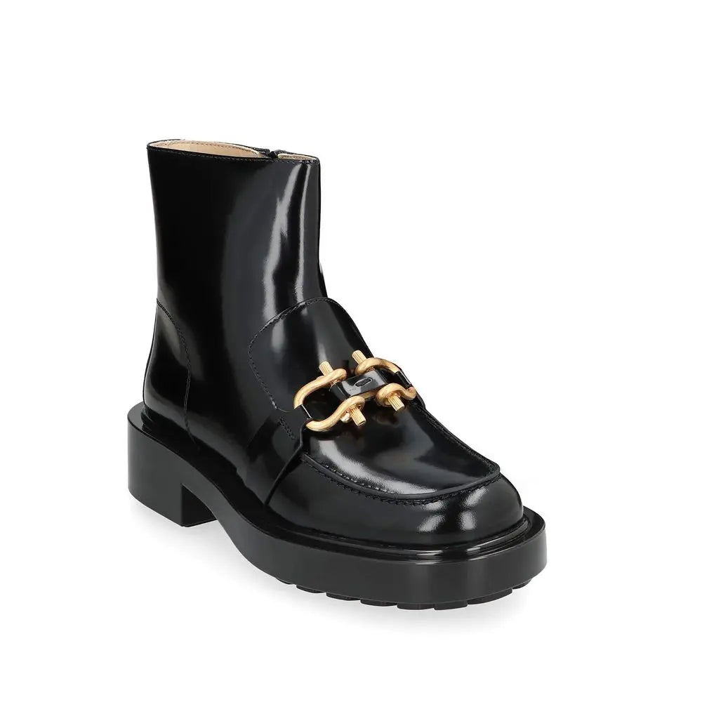 Bottega Veneta Black Calfskin Ankle Boots Bottega Veneta