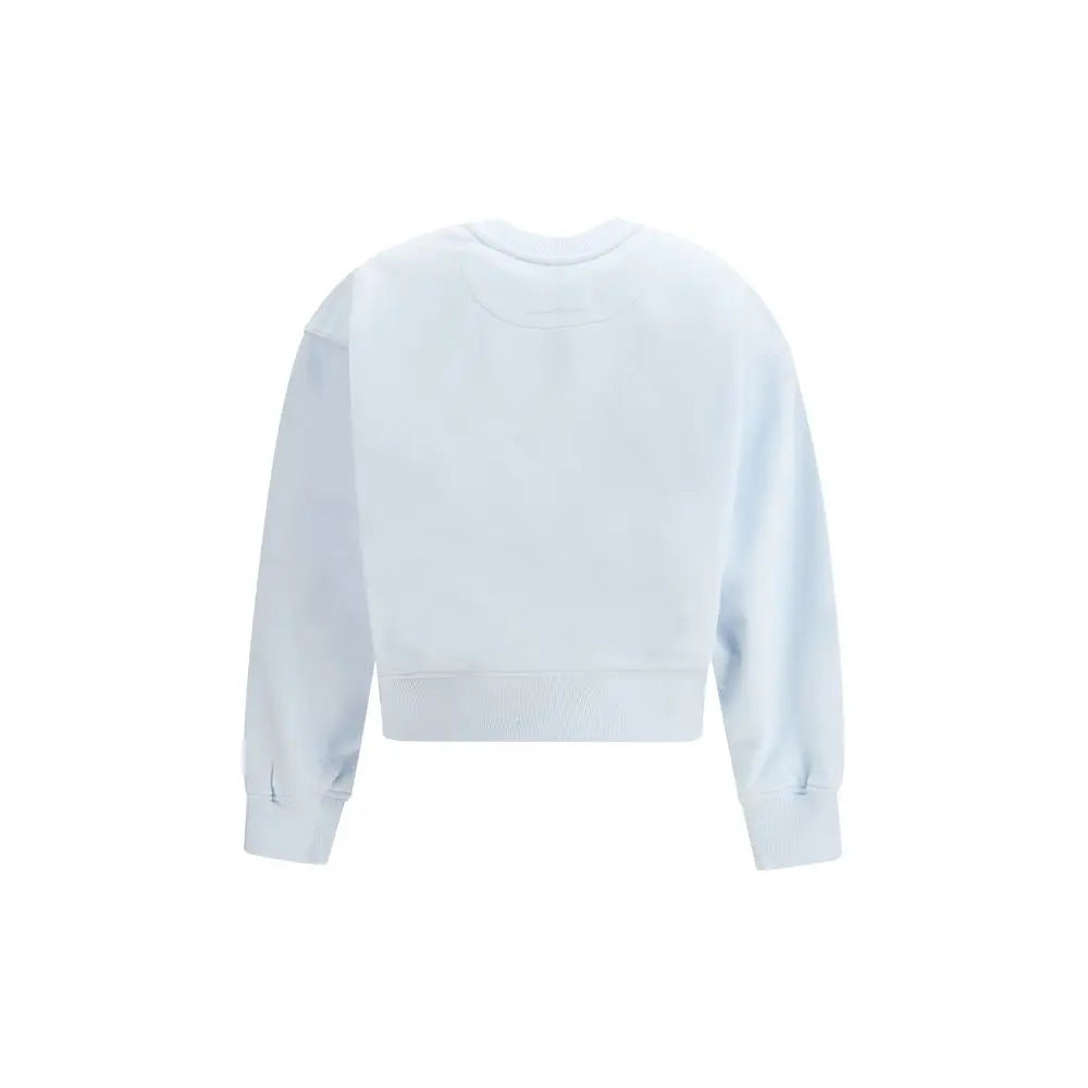Alexander McQueen Blue Cotton Sweatshirt Alexander McQueen
