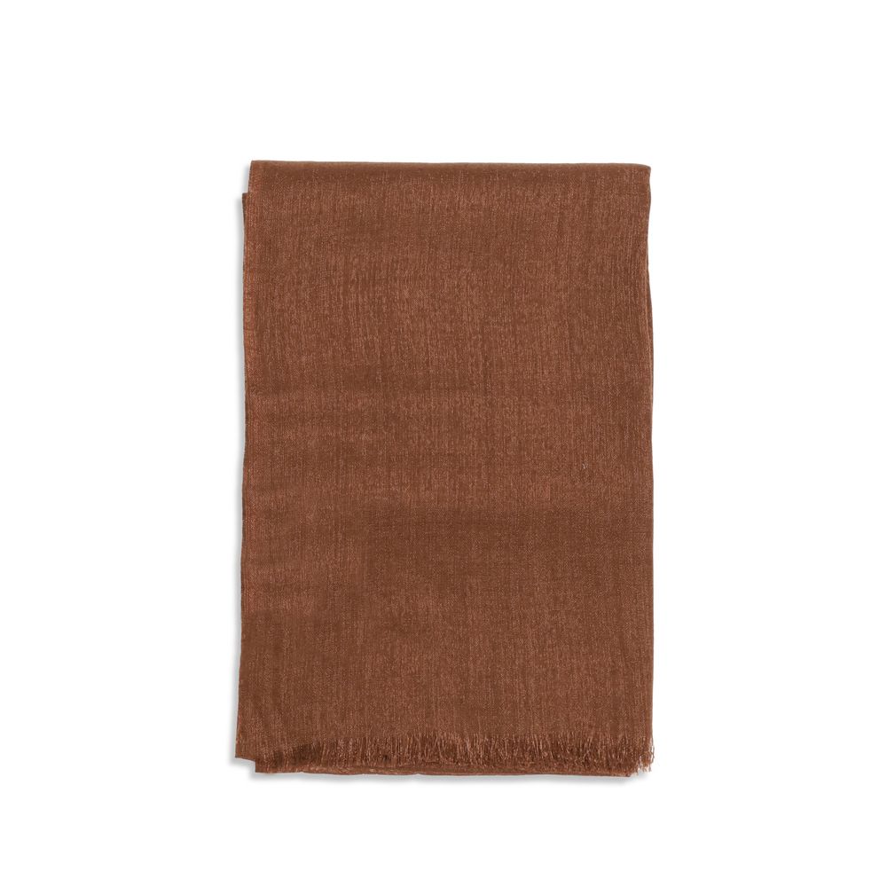 Brunello Cucinelli Brown Cashmere Scarf Brunello Cucinelli
