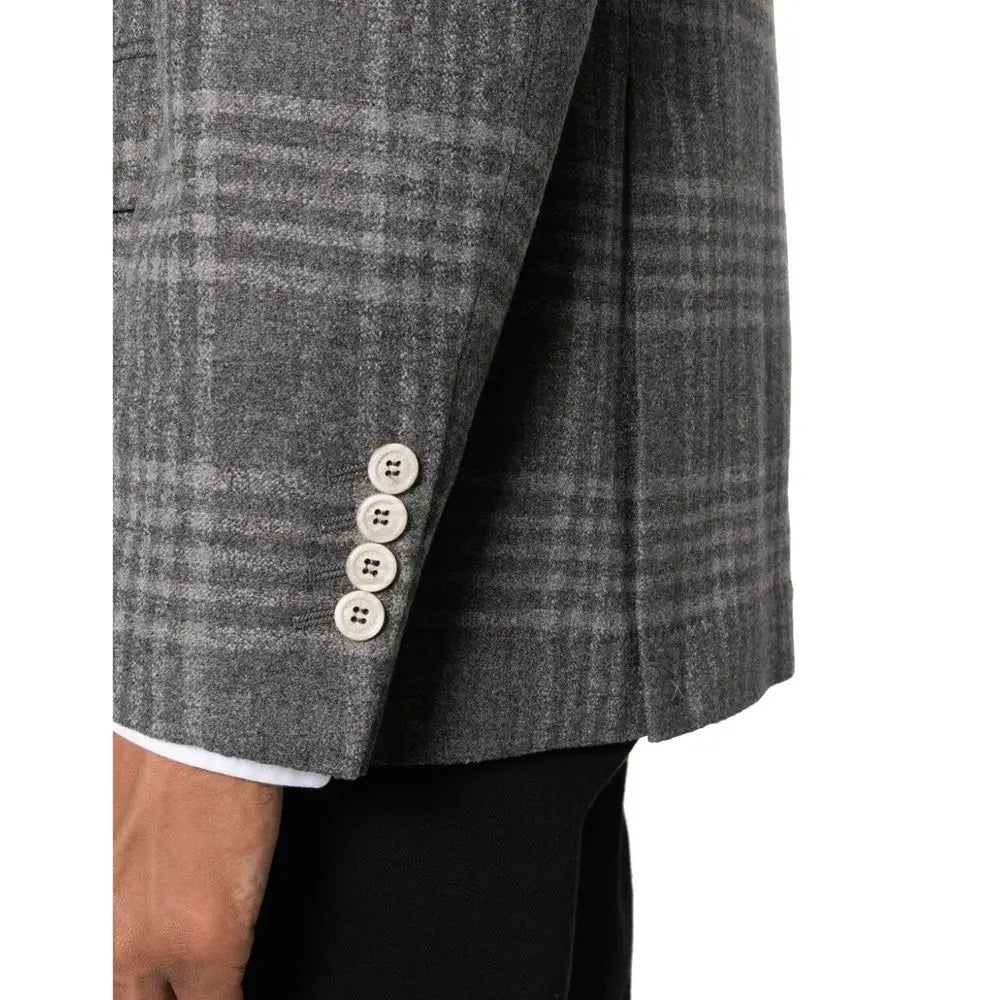 Brunello Cucinelli Gray Cashmere Blazer Brunello Cucinelli