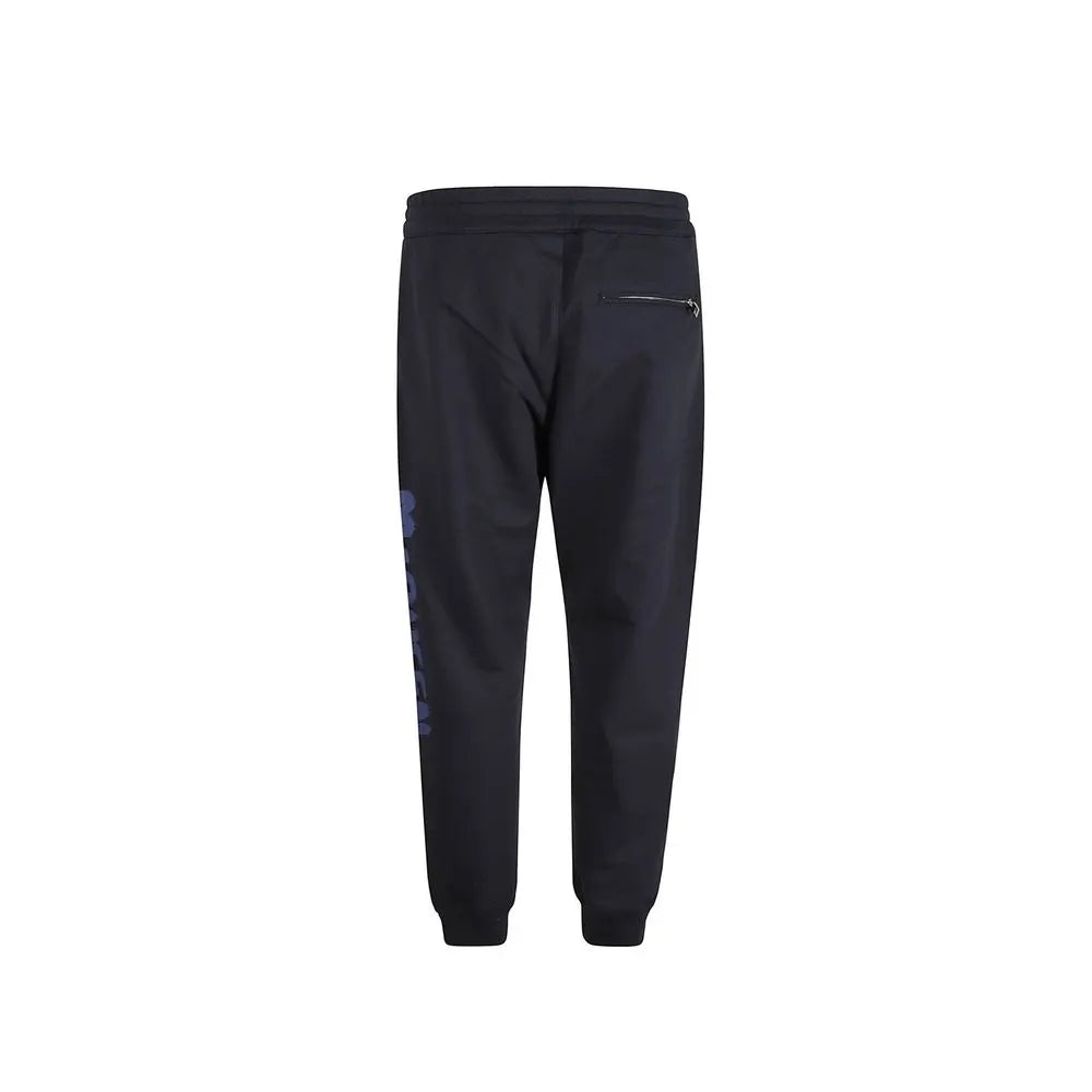 Alexander McQueen Blue Cotton Joggers (Workout Pants) Alexander McQueen