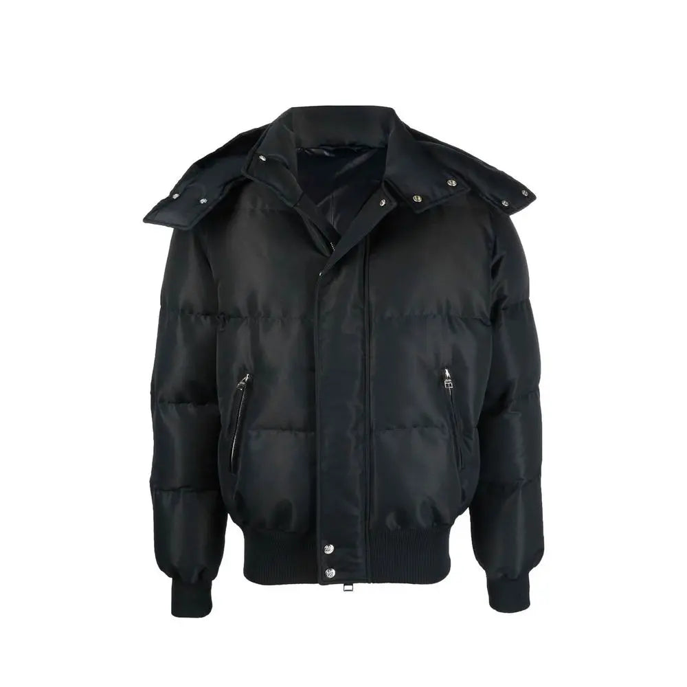 Alexander McQueen Black Polyamide Bomber Alexander McQueen