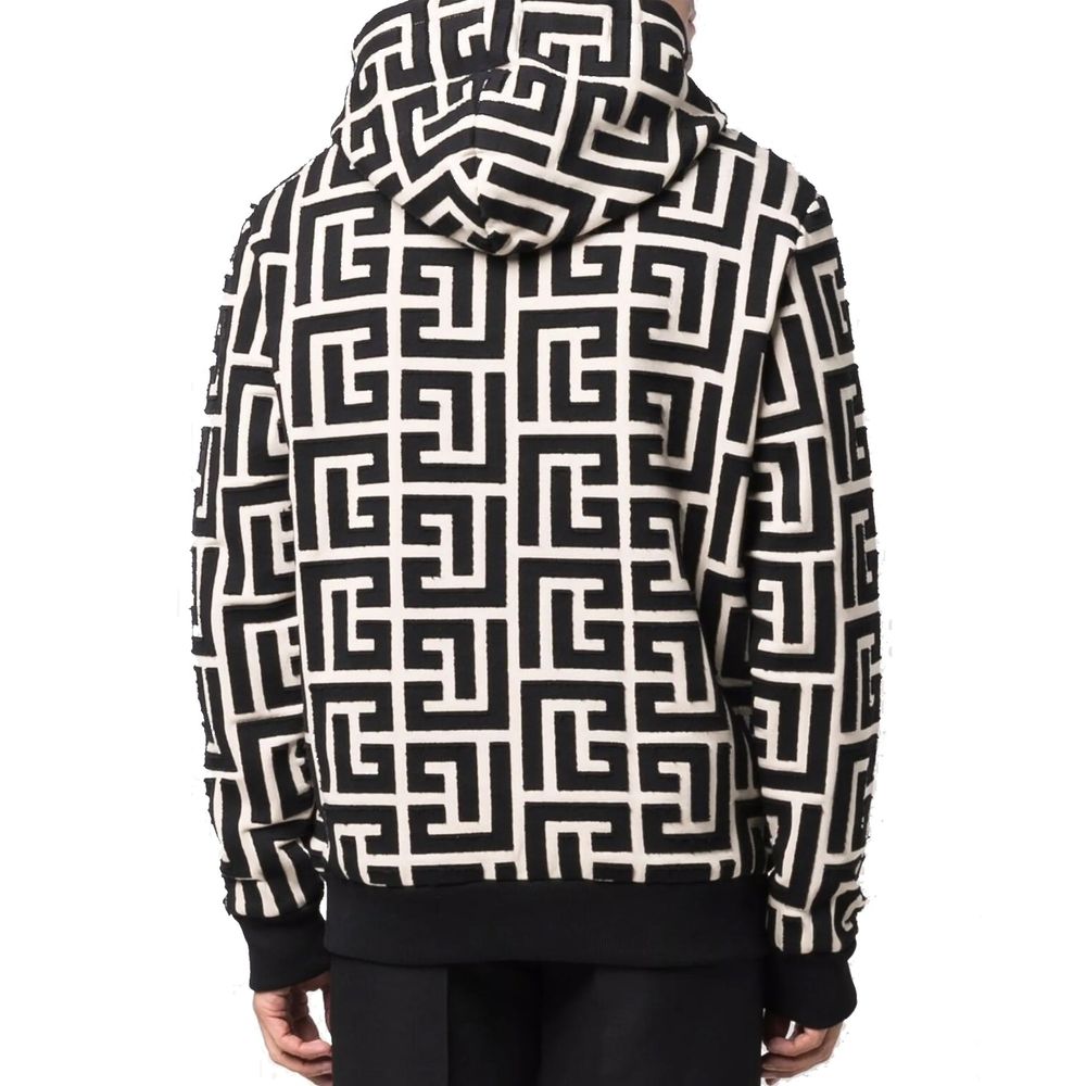 Balmain Beige Cotton Sweatshirt Balmain