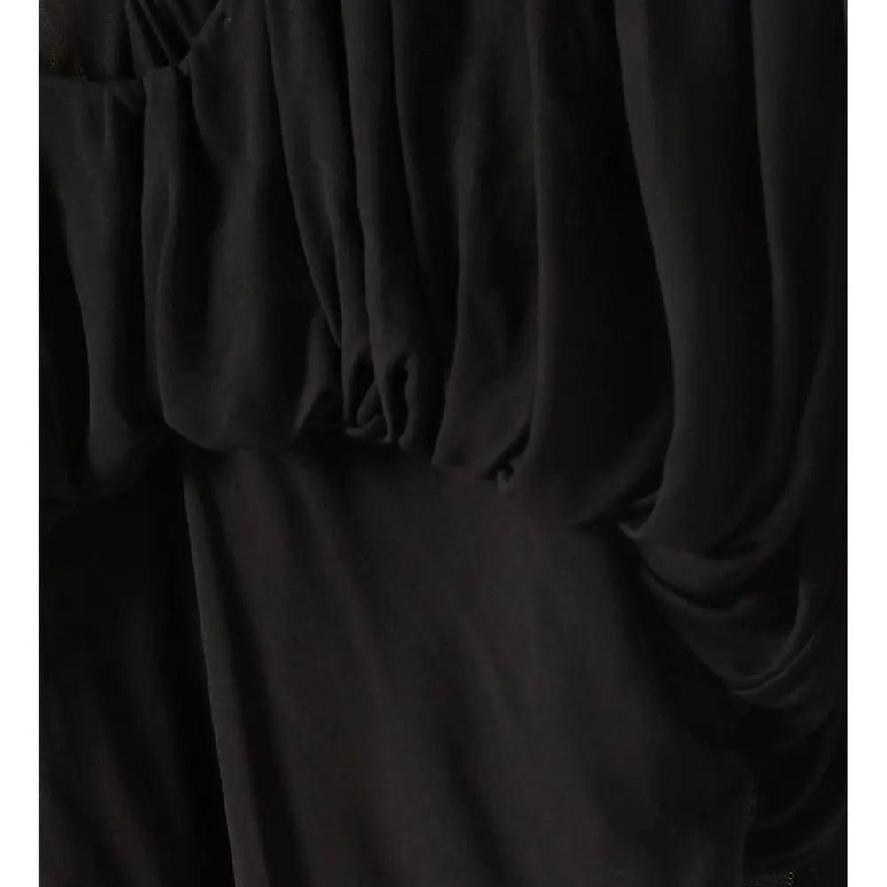 Saint Laurent Black Viscose Cocktail Dress Saint Laurent