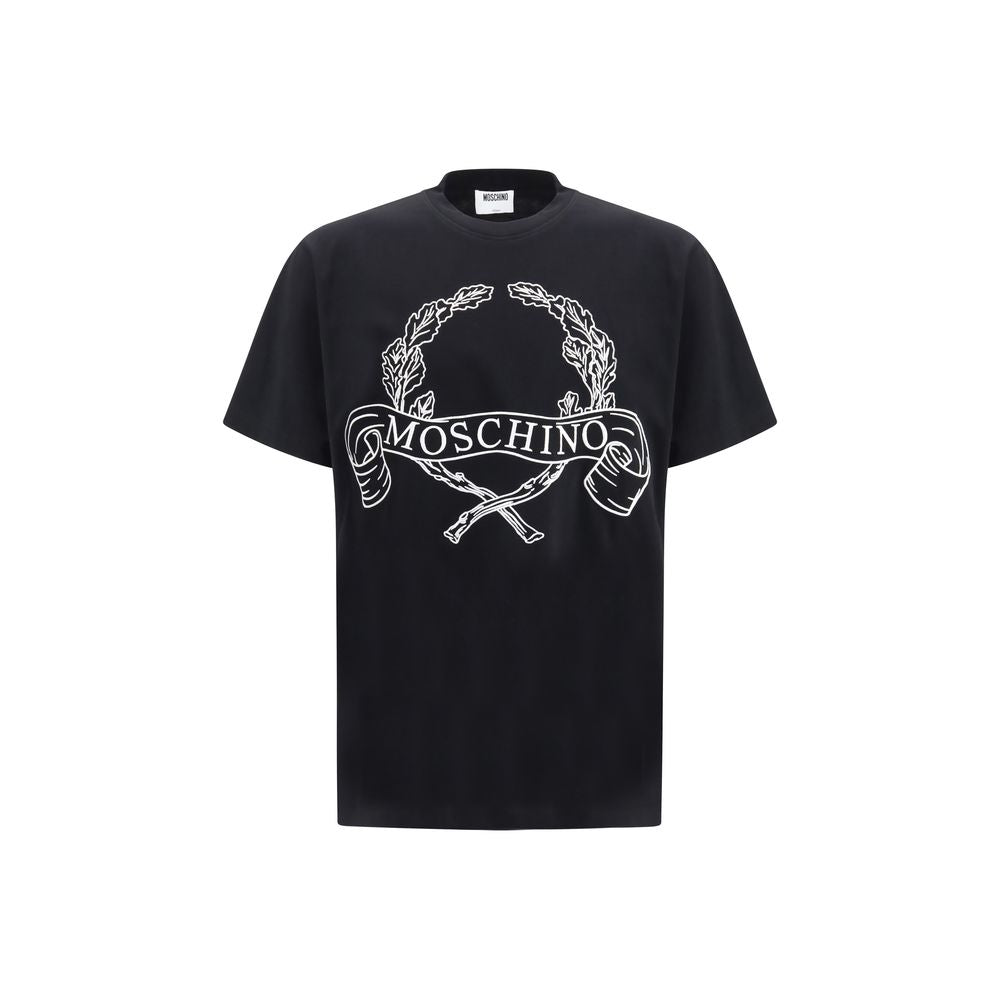 Moschino Black Cotton T-Shirt Moschino