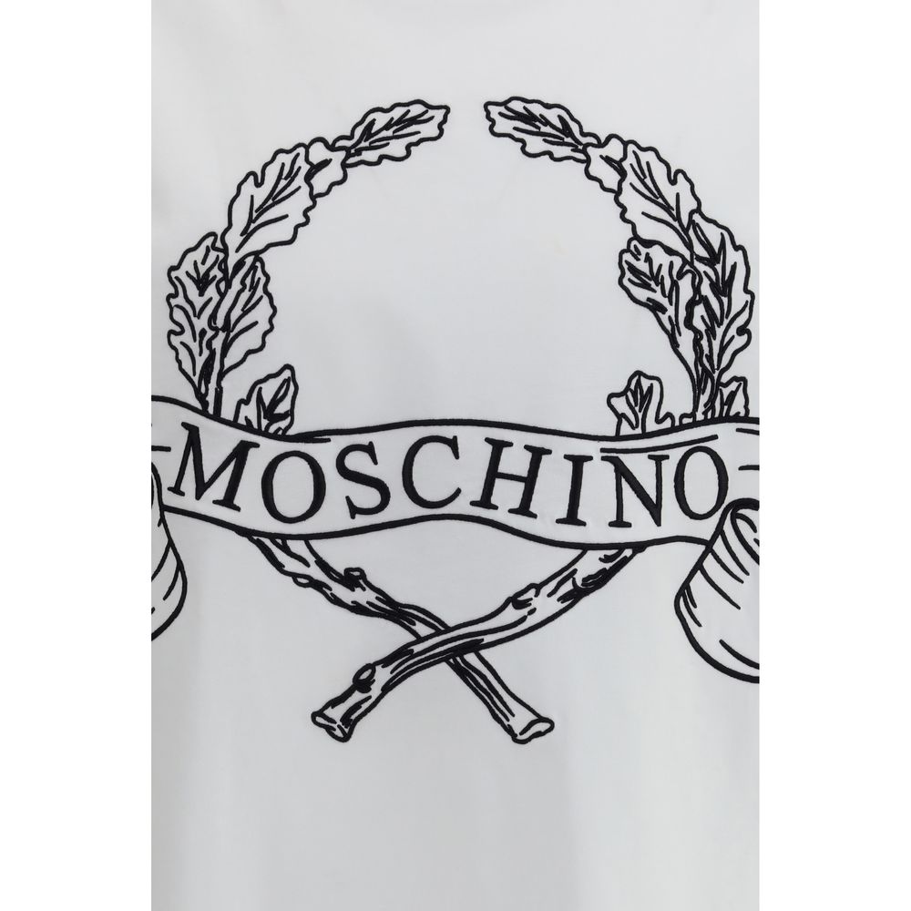 Moschino White Cotton T-Shirt Moschino
