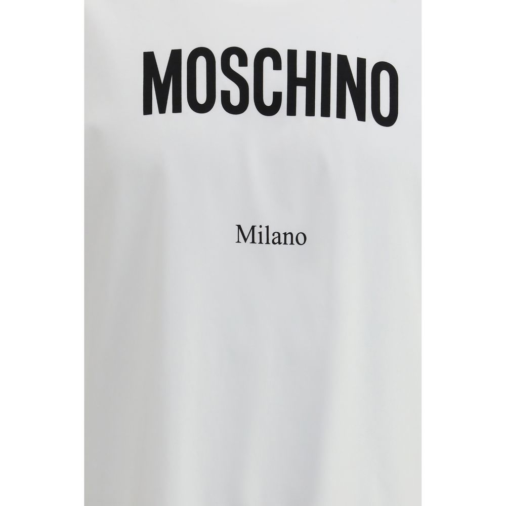 Moschino White Cotton Sportswear Moschino