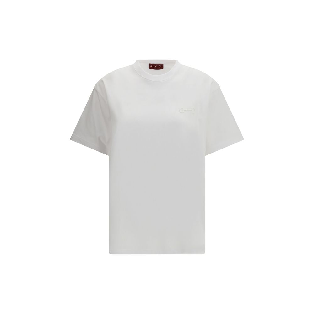 Gucci White Cotton T-Shirt Gucci